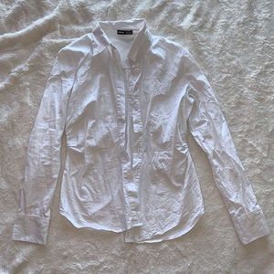 White long sleeve button up